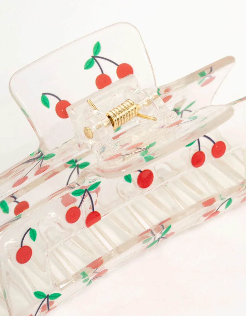Cherry Rectangle Claw Clip - Image 3