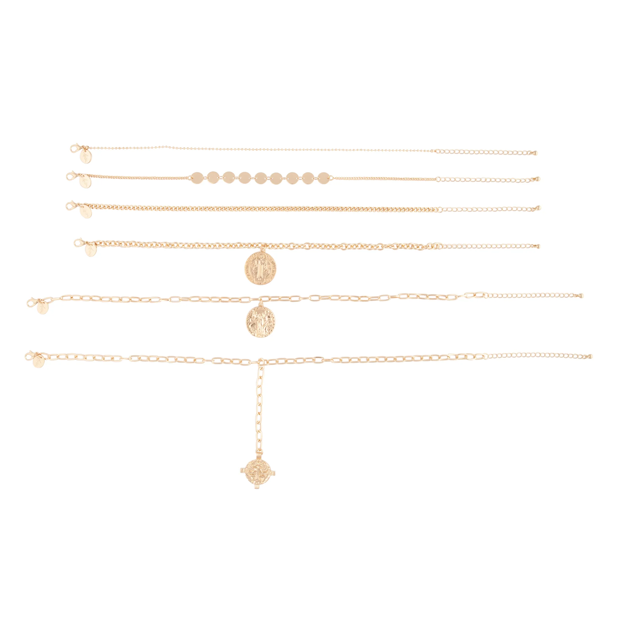 Gold Coin Chunky Choker Pack - Image 2