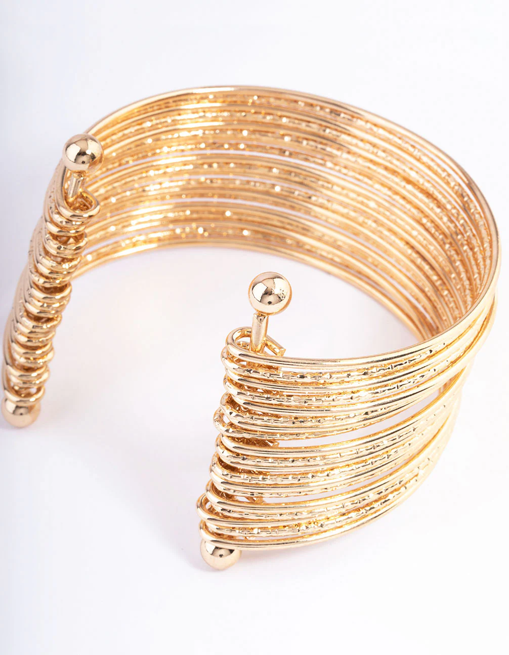 Gold Jingle Mixed Multi-Row Bracelet - Image 2