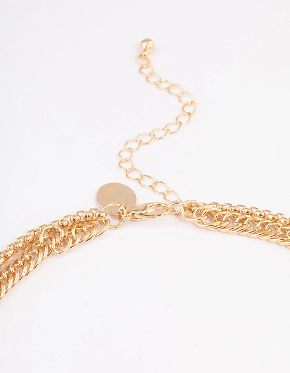 Gold Layered Evil Eye Heart Necklace - Image 3