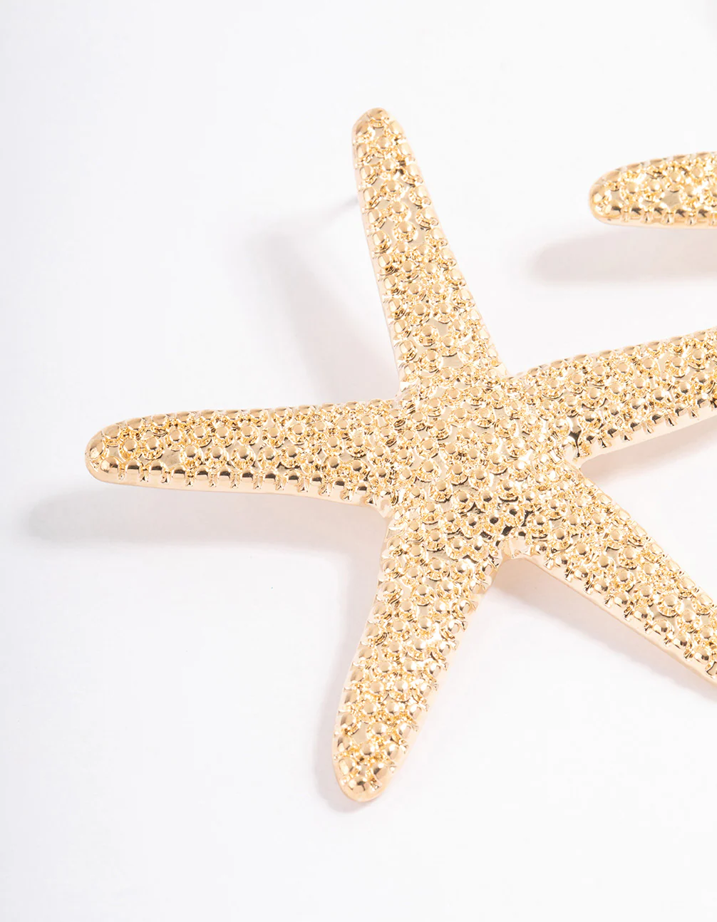 Gold Statement Star Earrings - Image 2