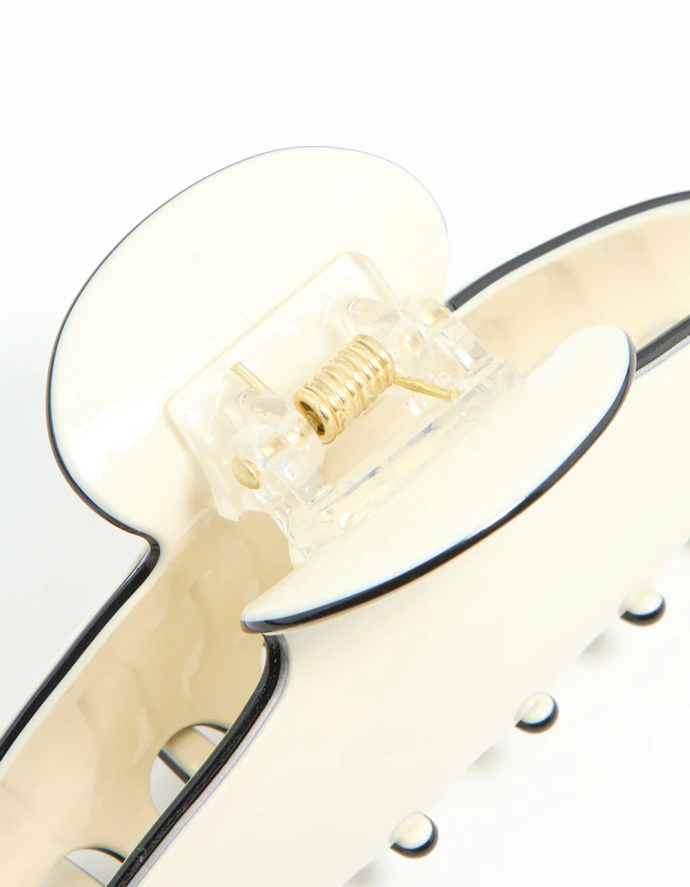 Cream & Black Claw Clip - Image 3