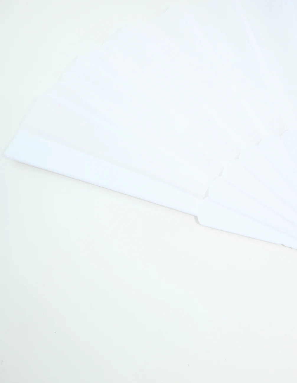 Cream Folding Fan - Image 2
