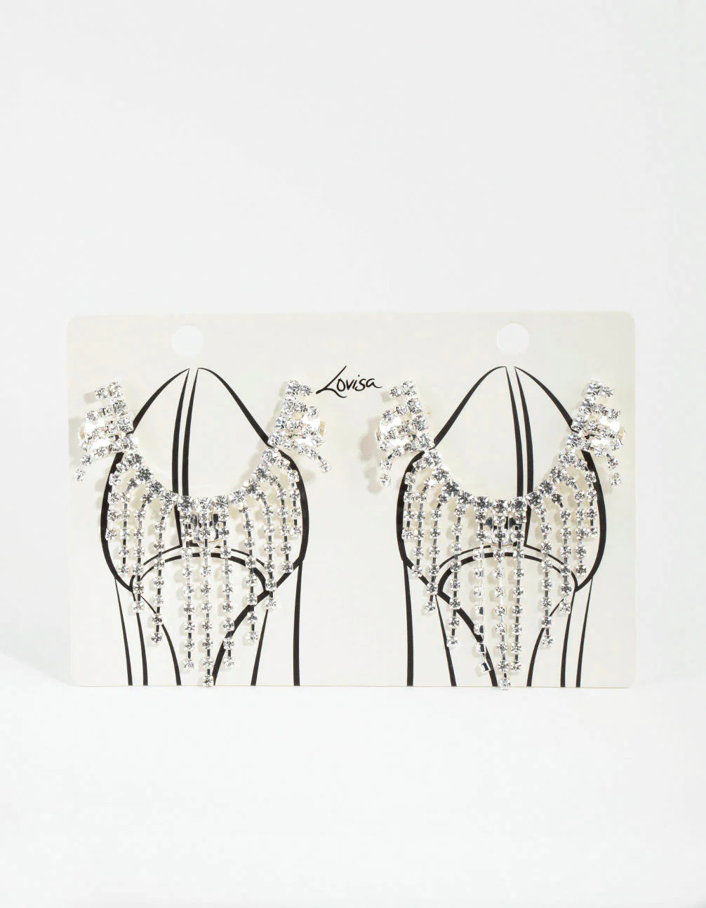 Crystal Back Drape Shoe Clip - Image 4
