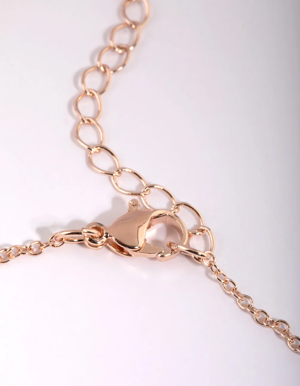 Rose Gold Cubic Zirconia Tennis Anklet - Image 3