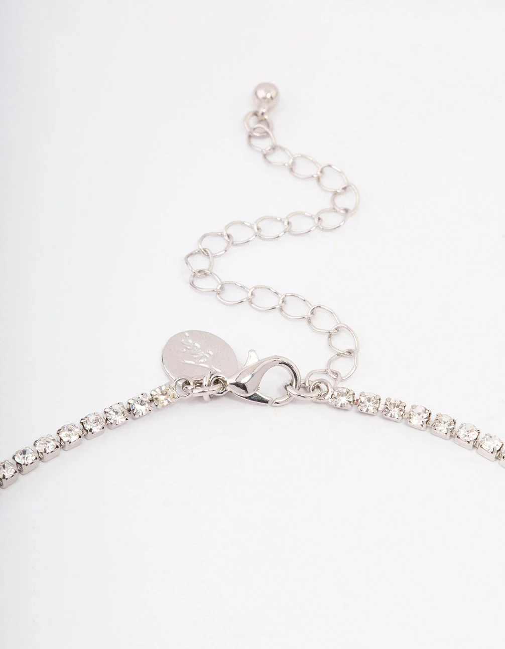 Silver Cubic Zirconia Gradual Round Stone Jewellery Set - Image 3