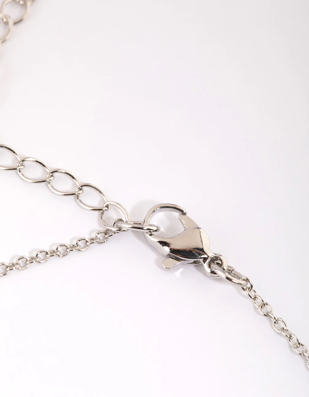 Silver Cubic Zirconia Tennis Anklet - Image 3