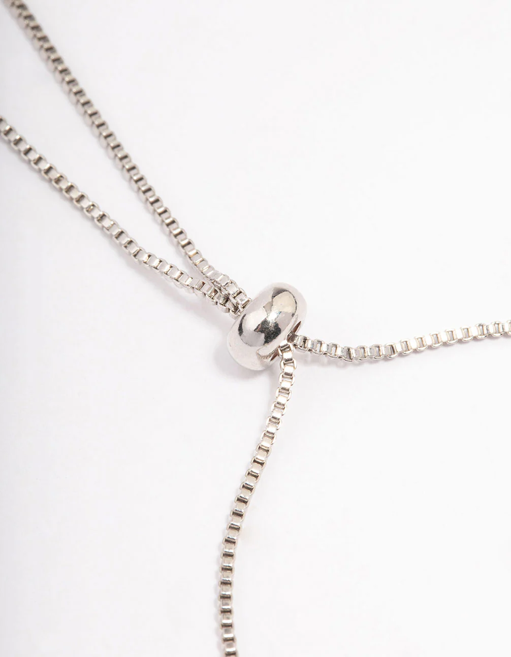 Silver Marquise Cubic Zirconia Toggle Bangle - Image 3