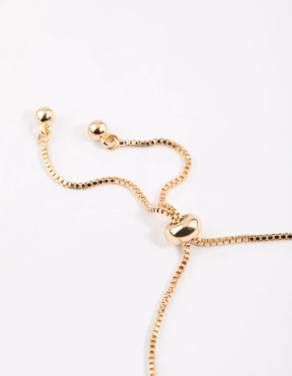 Gold Statement Flower Cubic Zirconia Toggle Bangle - Image 3