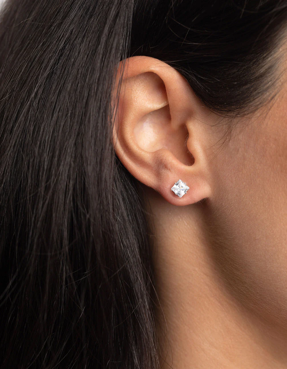 Silver Cubic Zirconia Earring 6-Pack - Image 2