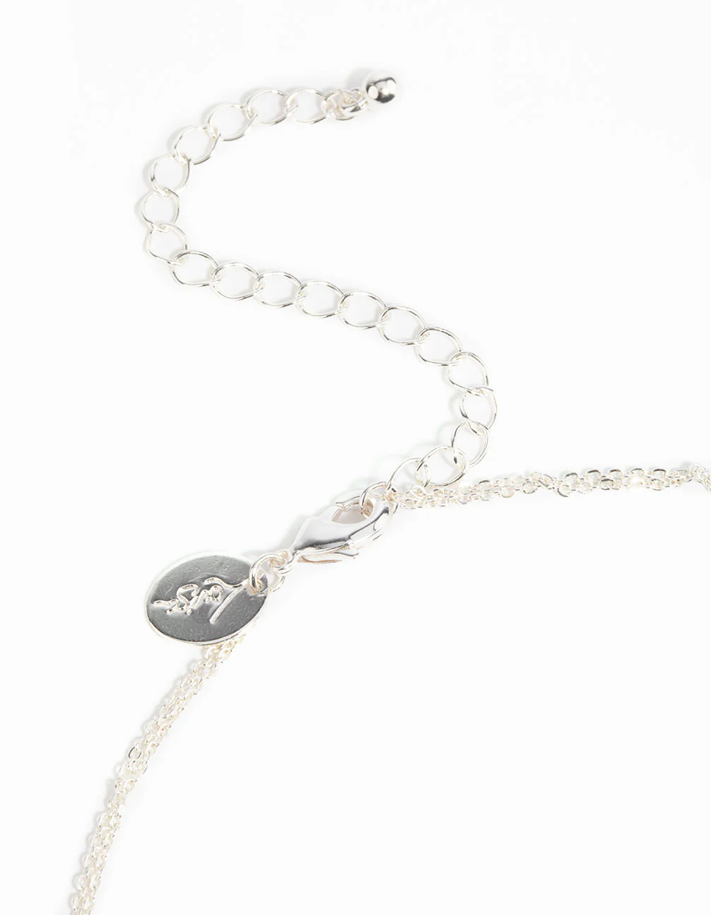 Silver Cubic Zirconia Freshwater Pearl Layered Necklace - Image 4