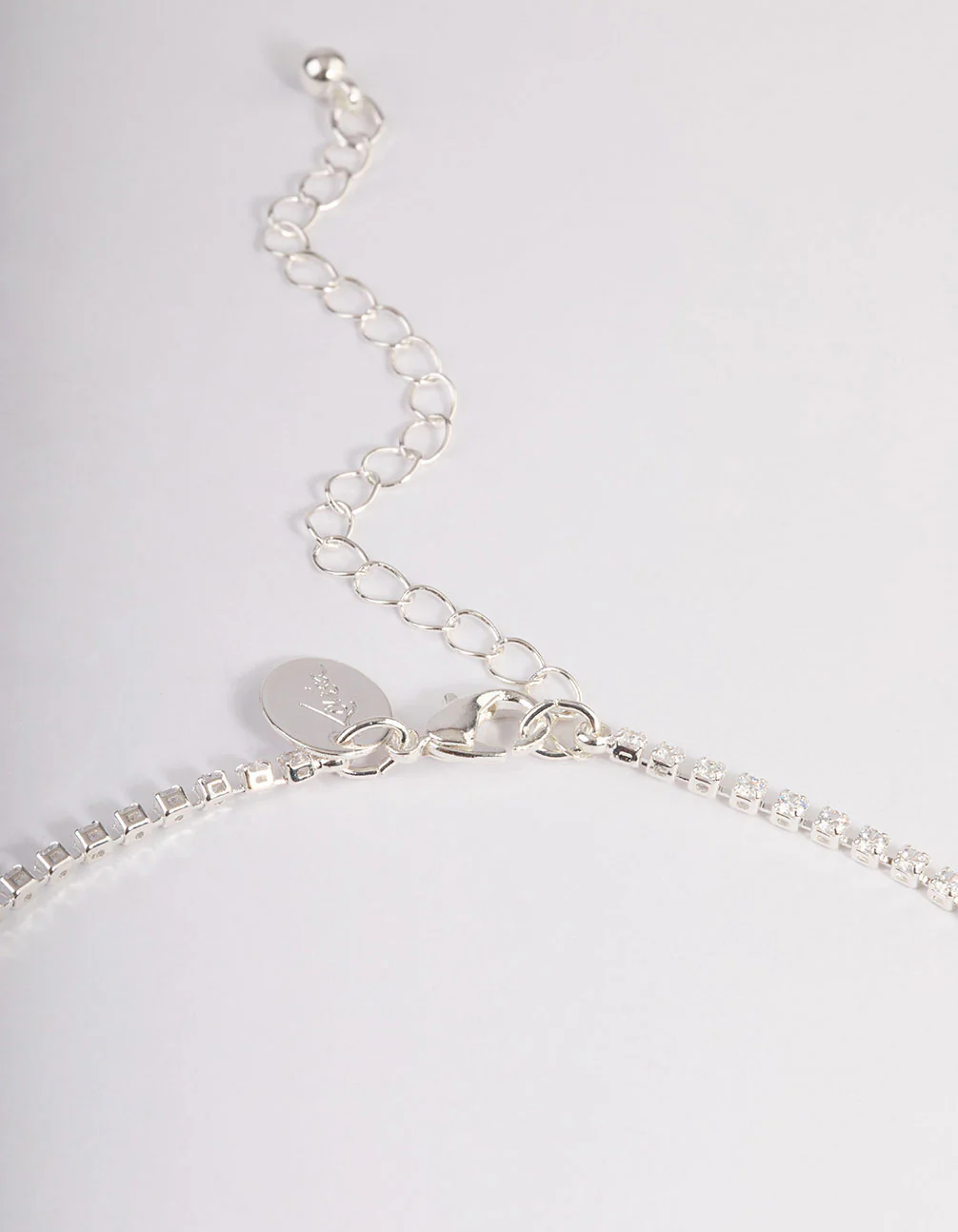Cubic Zirconia Diamond Pear Stone Necklace Set - Image 3