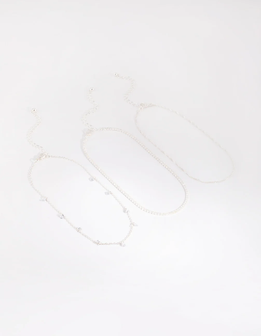 Silver Cubic Zirconia Choker Pack - Image 2