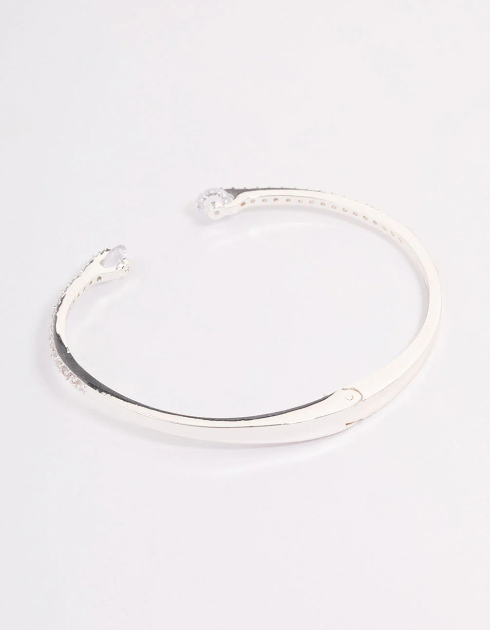 Silver Multi Cubic Zirconia Wrist Cuff - Image 3