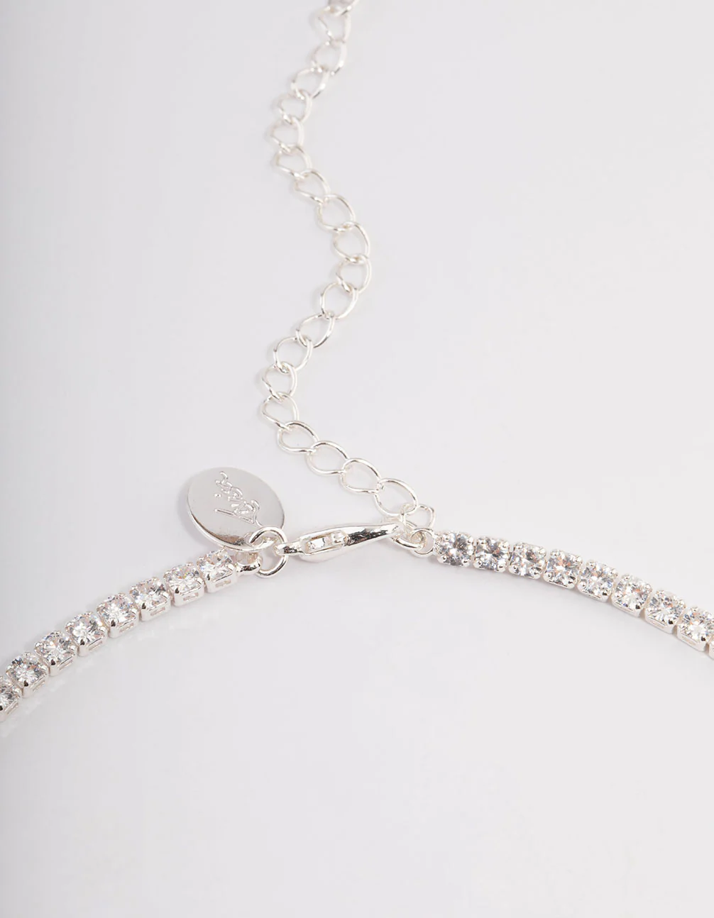 Silver Statement Y-Necklace & Earrings Set - Image 3