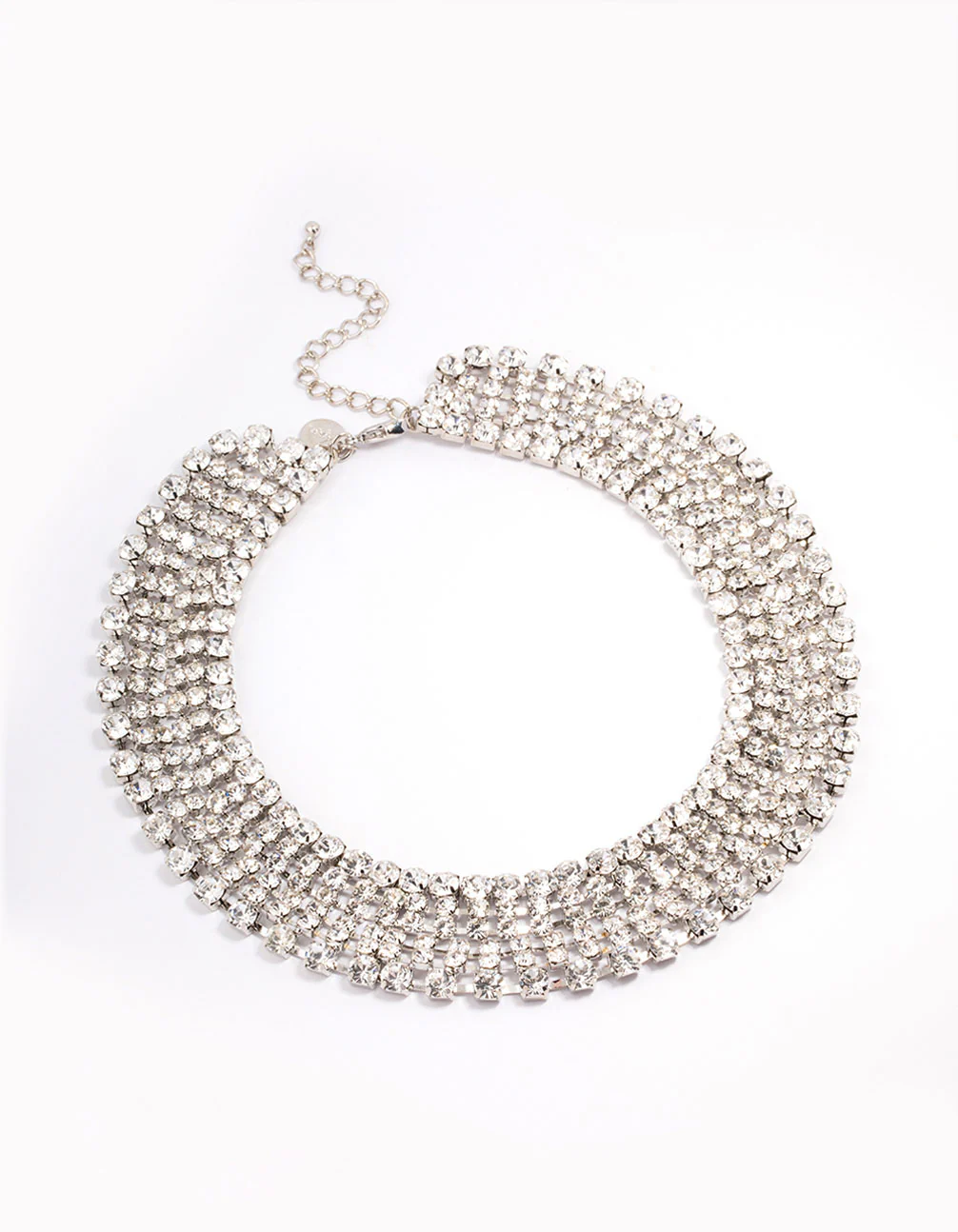 Silver Cup Chain Statement Necklace - Image 2