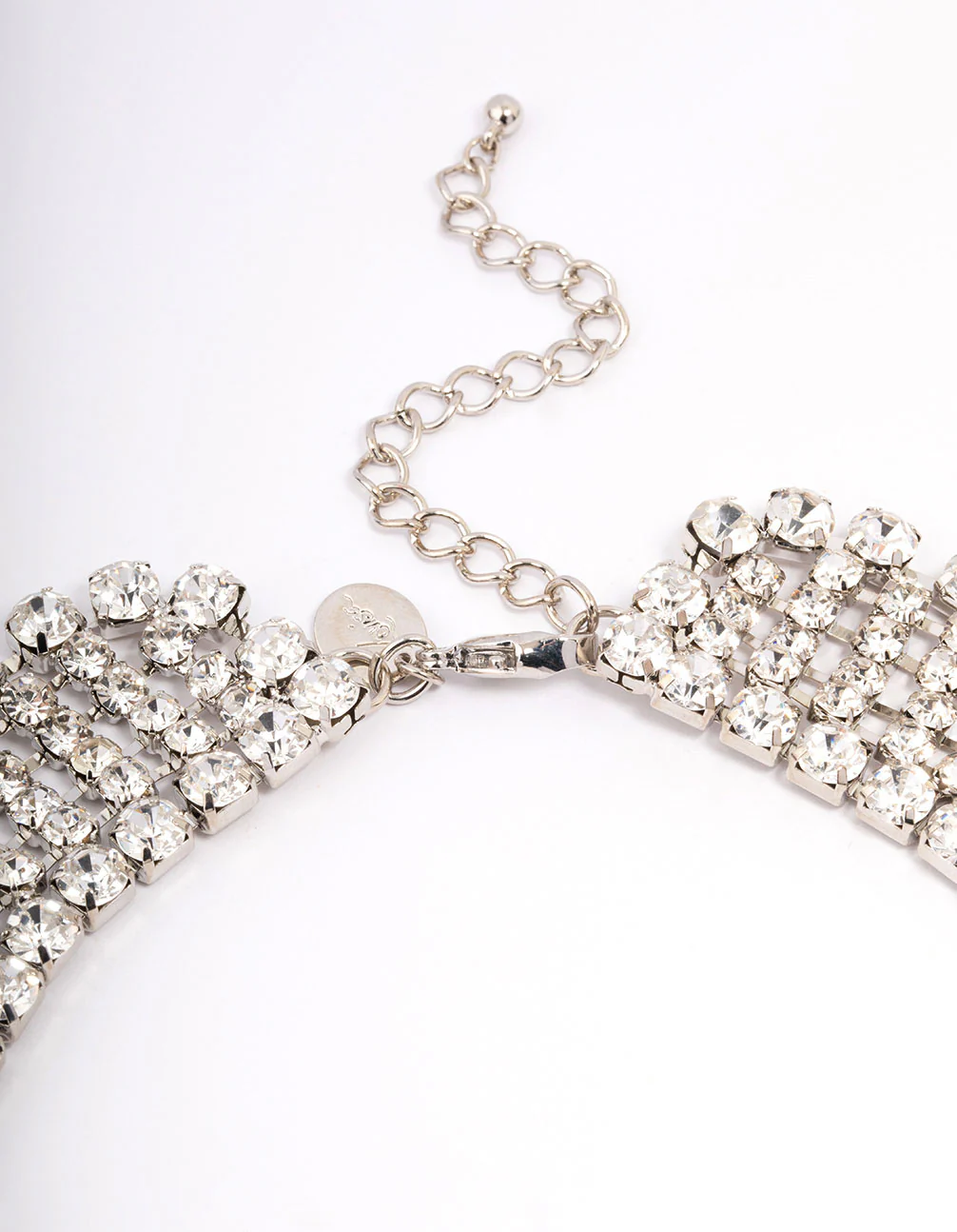 Silver Cup Chain Statement Necklace - Image 3