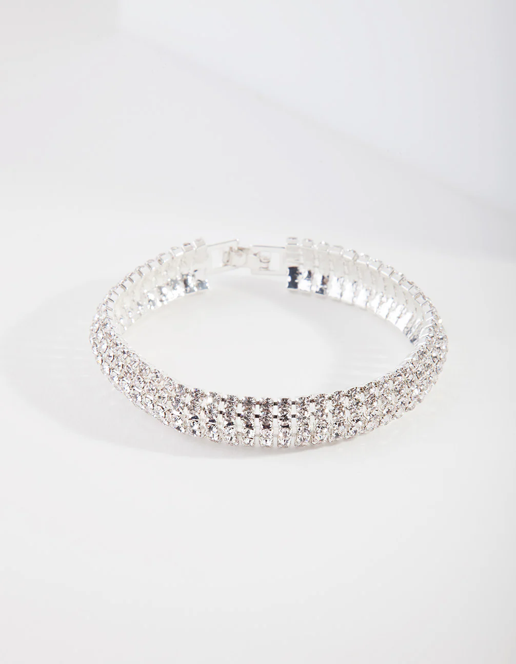 Silver 4 Row Cupchain Bracelet - Image 2