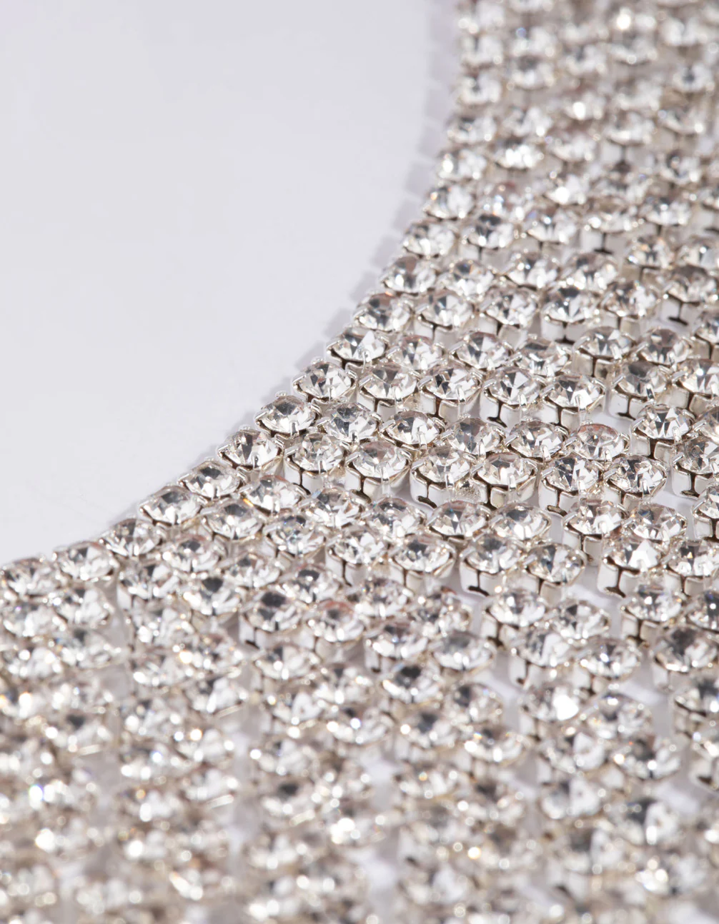 Silver Cup Chain Statement Necklace - Image 4
