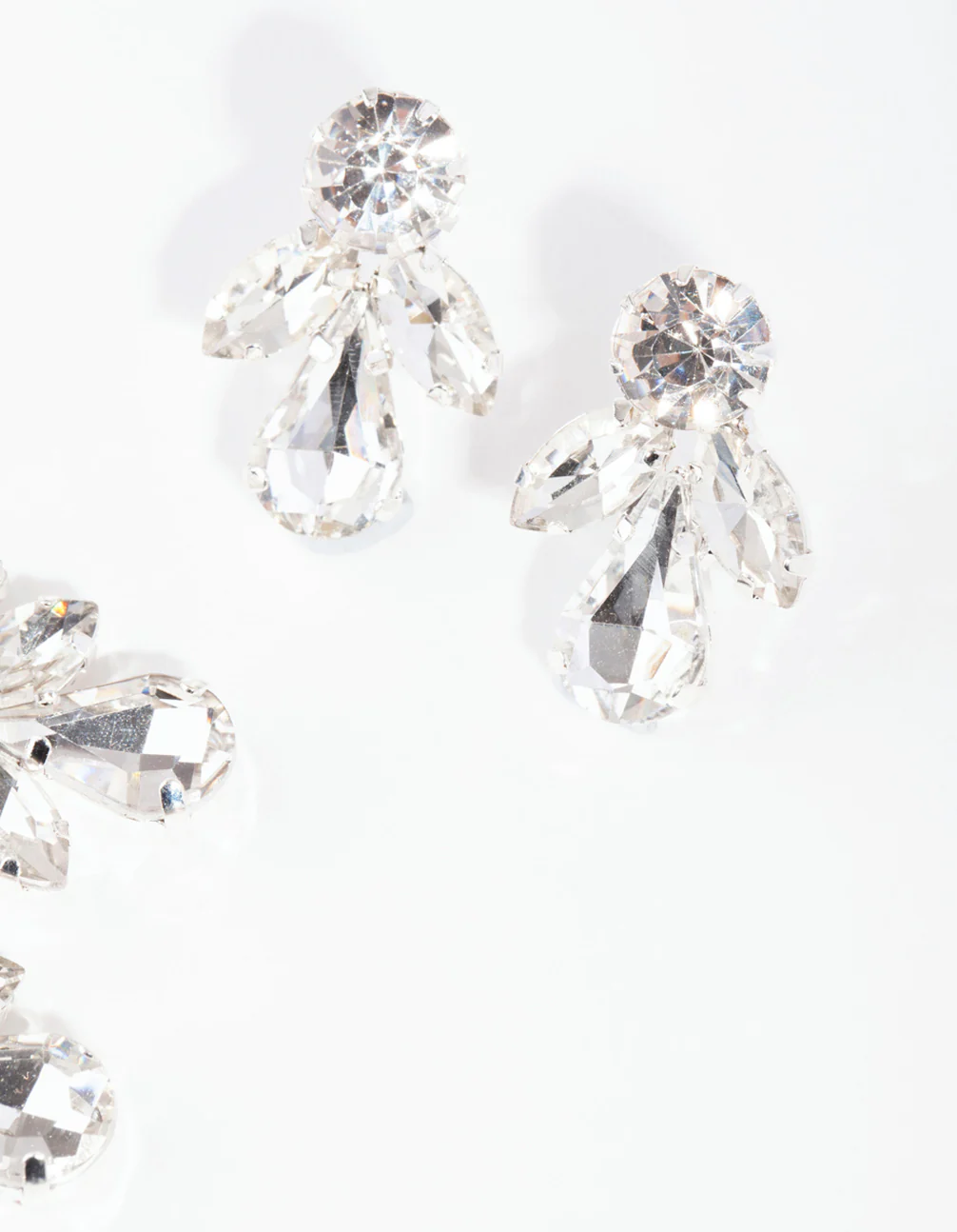 Silver Diamante Glamorous Jewellery Set - Image 3