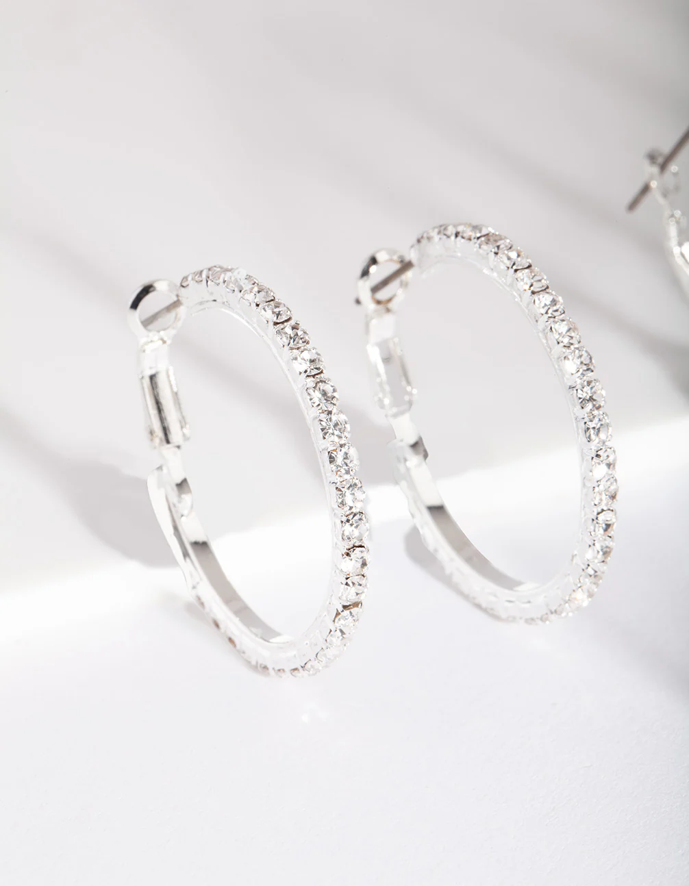 Silver Diamante Multi Hoop Earring Pack - Image 4