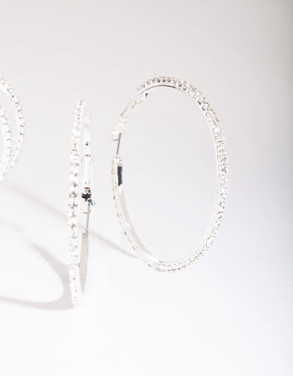 Silver Diamante Multi Hoop Earring Pack - Image 8
