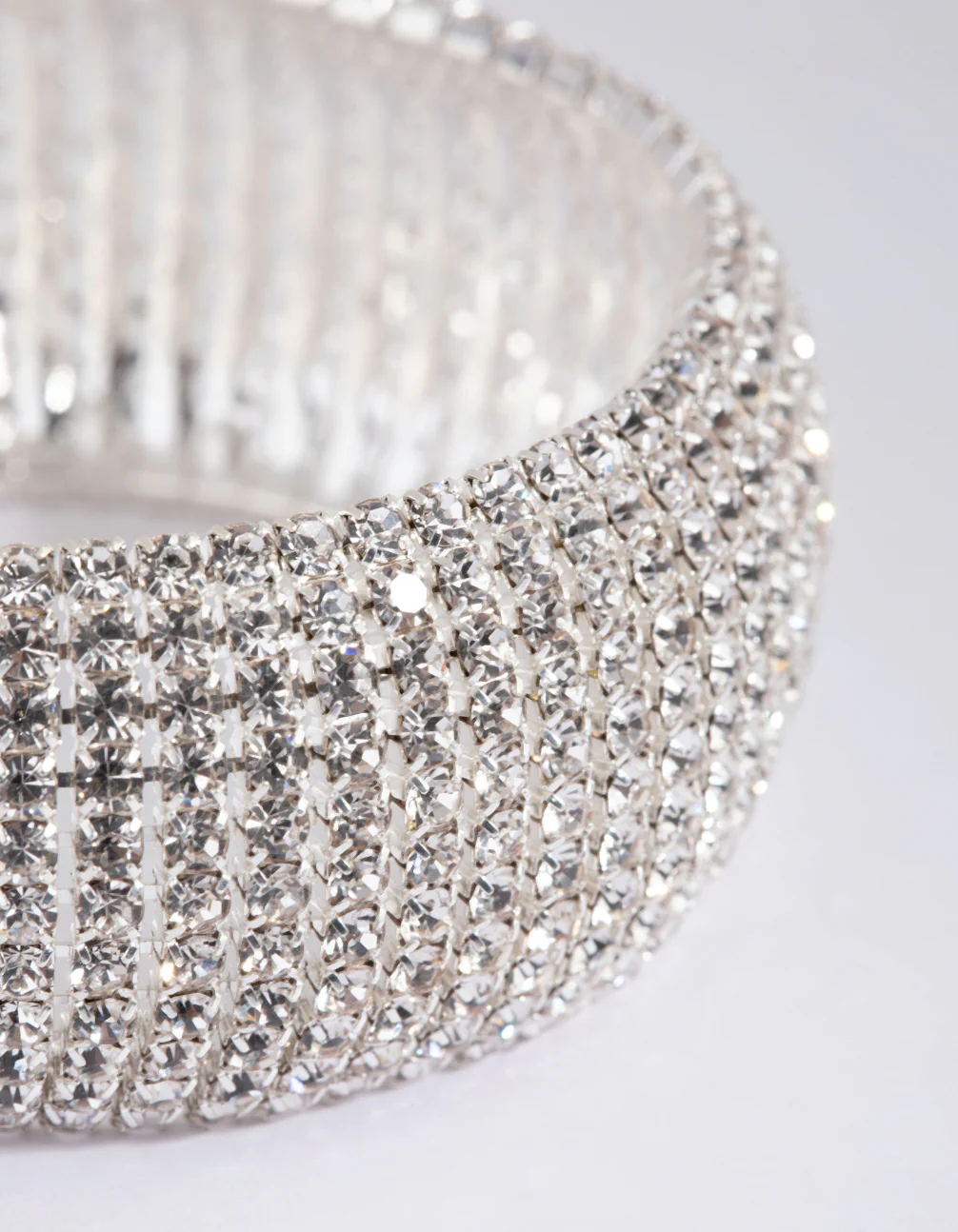 Silver Statement Cup Chain Bracelet - Image 2