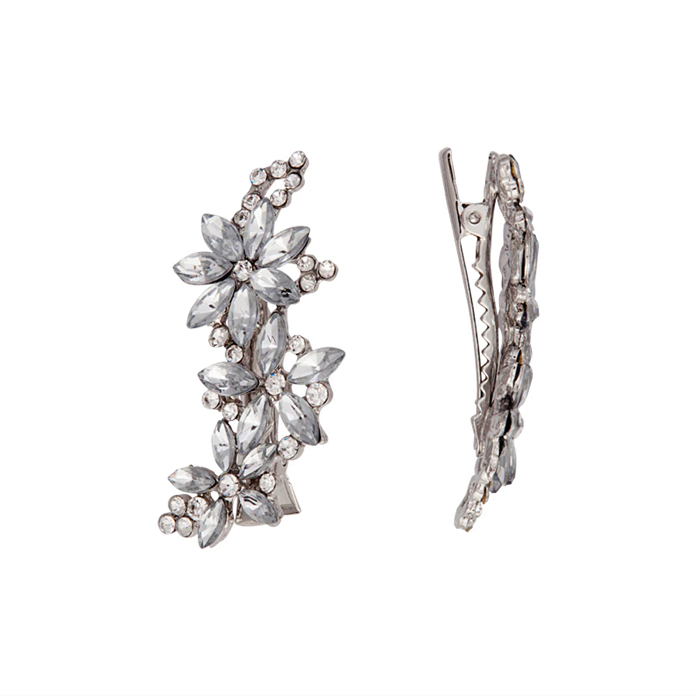 Multi Flower Diamante Clips - Image 2