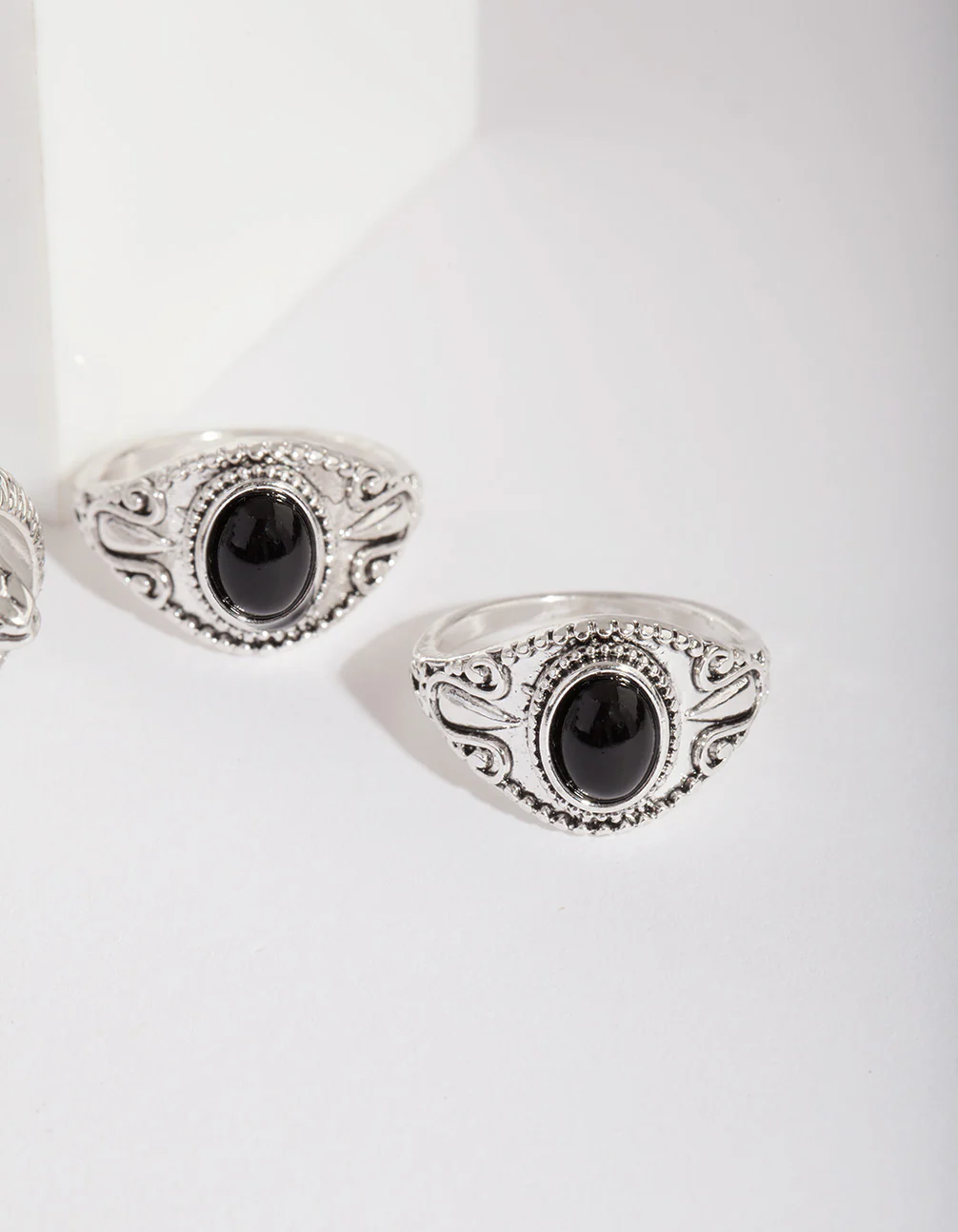Antique Silver Bohemian Snake Ring Pack - Image 3