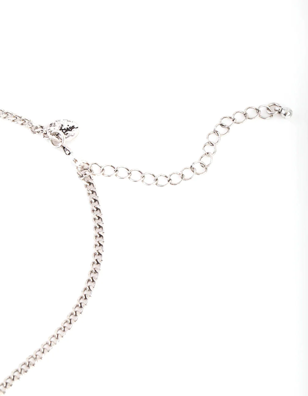 Gunmetal Bohemian Bead Drop Necklace - Image 6