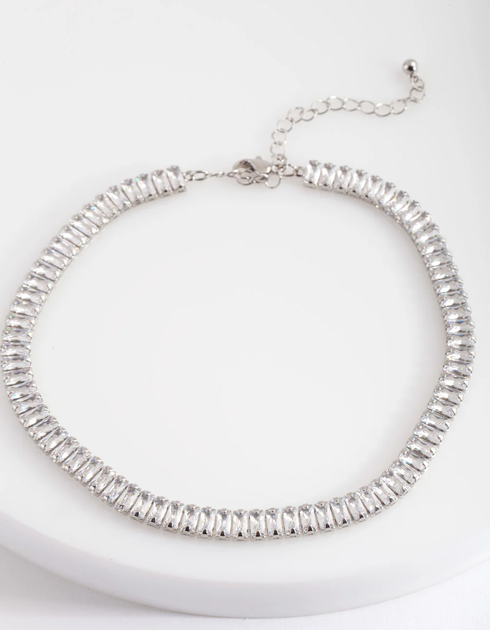 Cubic Zirconia Baguette Choker - Image 2