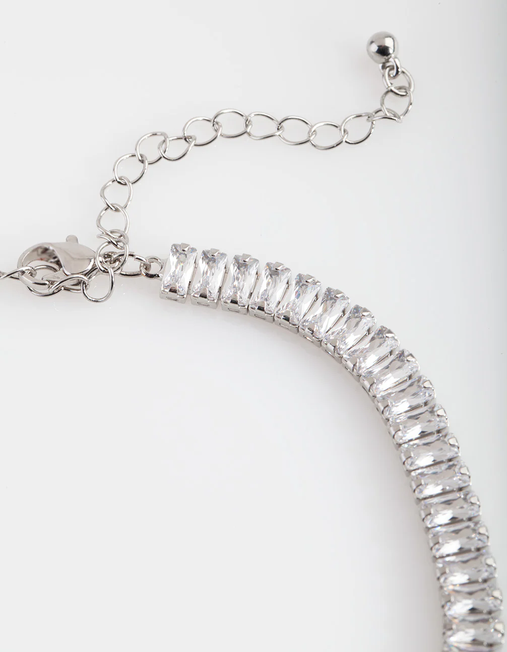 Cubic Zirconia Baguette Choker - Image 3
