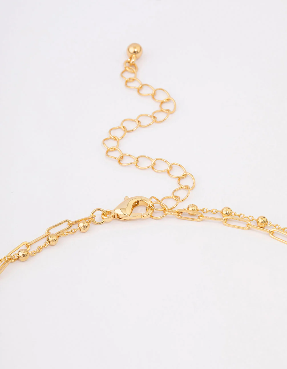 Gold Plated Layered Coin Necklace - Image 3