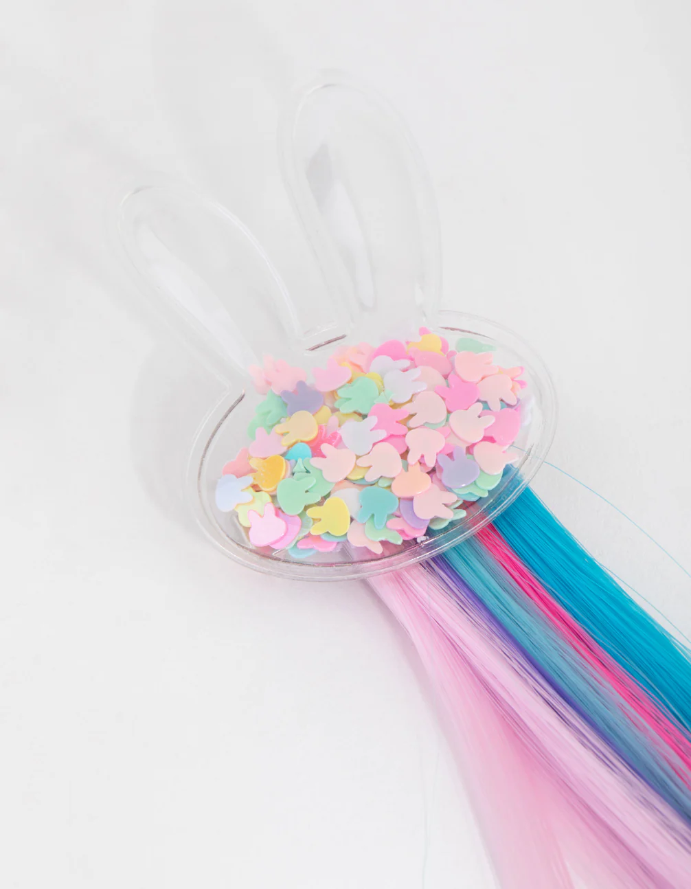 Kids Plastic Faux Hair Bunny Clip - Image 2