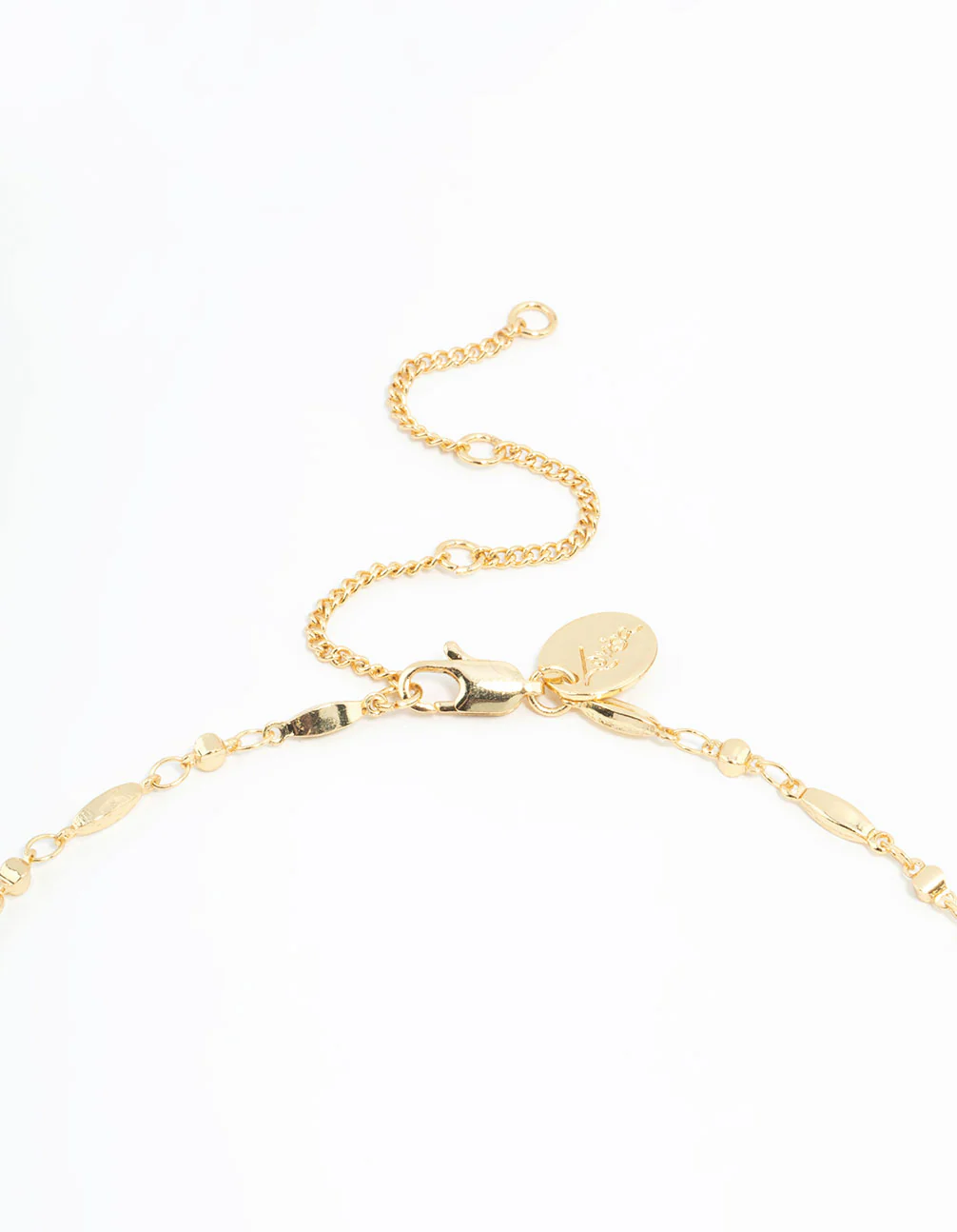 Emerald Cross Chain Y-Necklace - Image 5