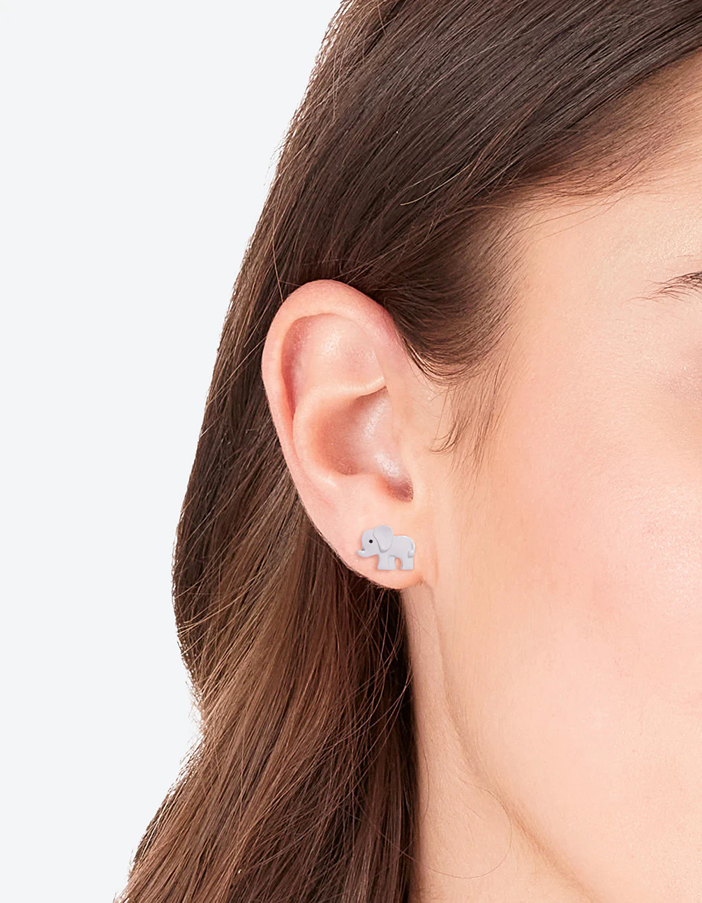 Mini Elephant Stud Earrings - Image 3