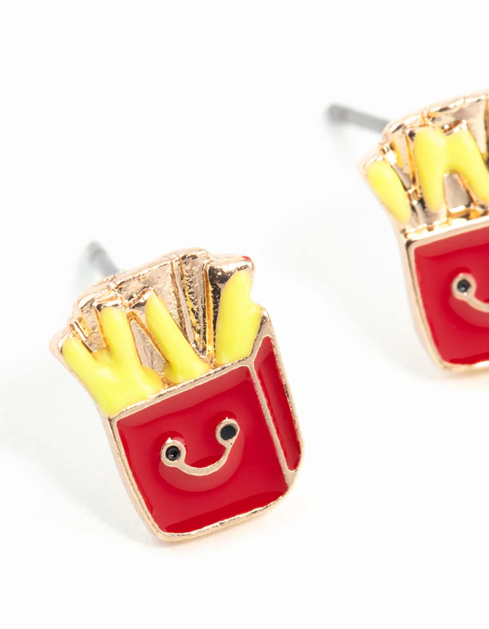 Gold Fries Stud Earrings - Image 15