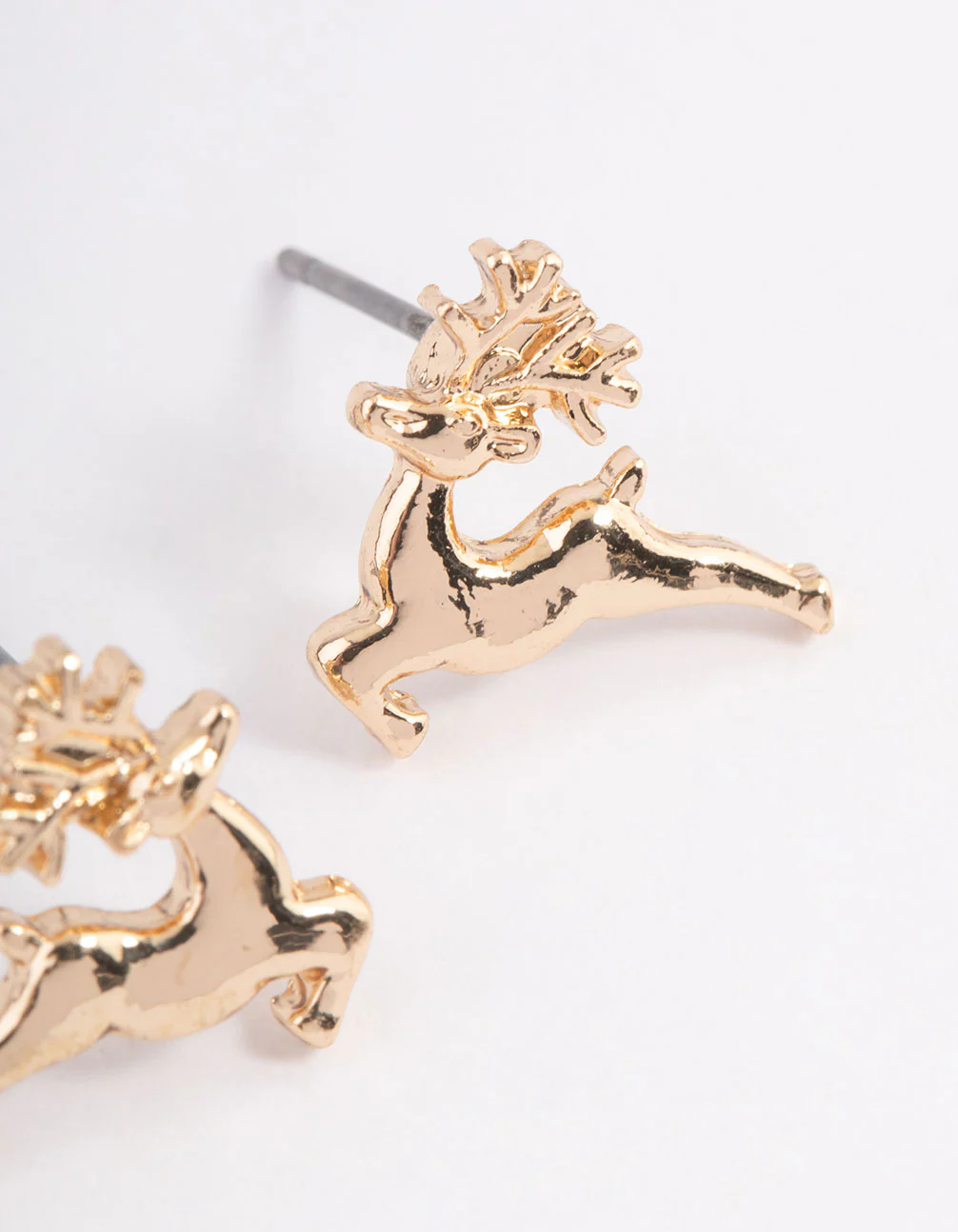 Festive Prancing Reindeer Stud Earring Pack - Image 3