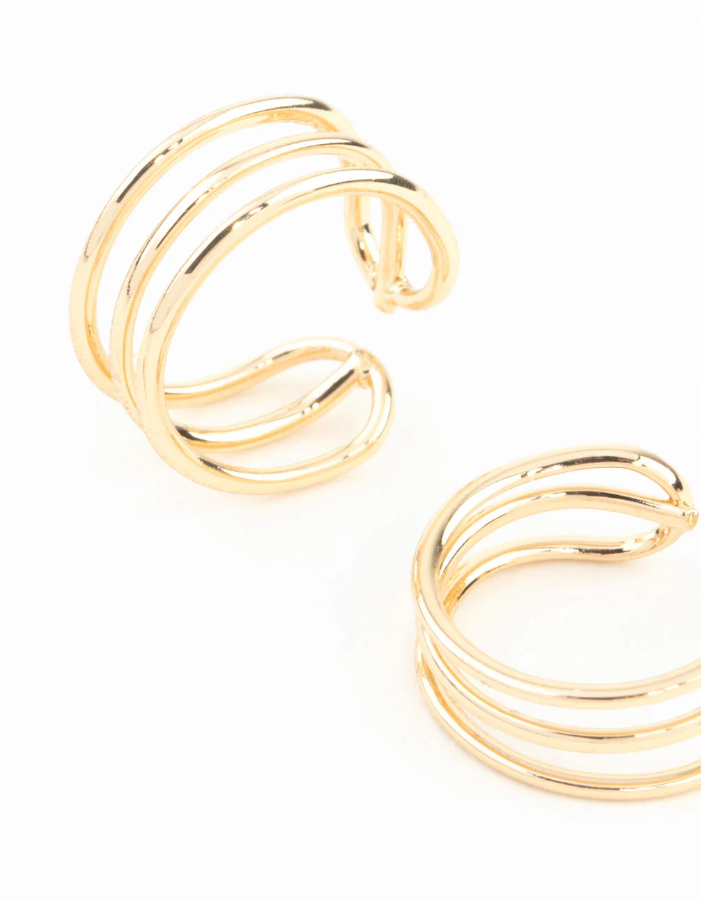 Gold Triple Line Ear Cuff Pack - Image 4