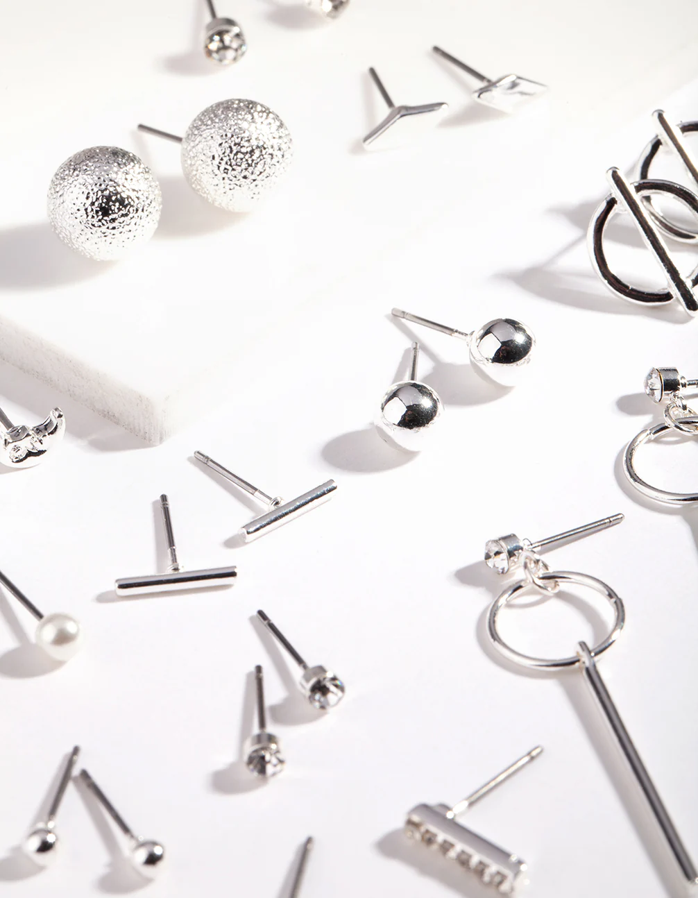 Mixed Metal Stud Earring 12-Pack - Image 2