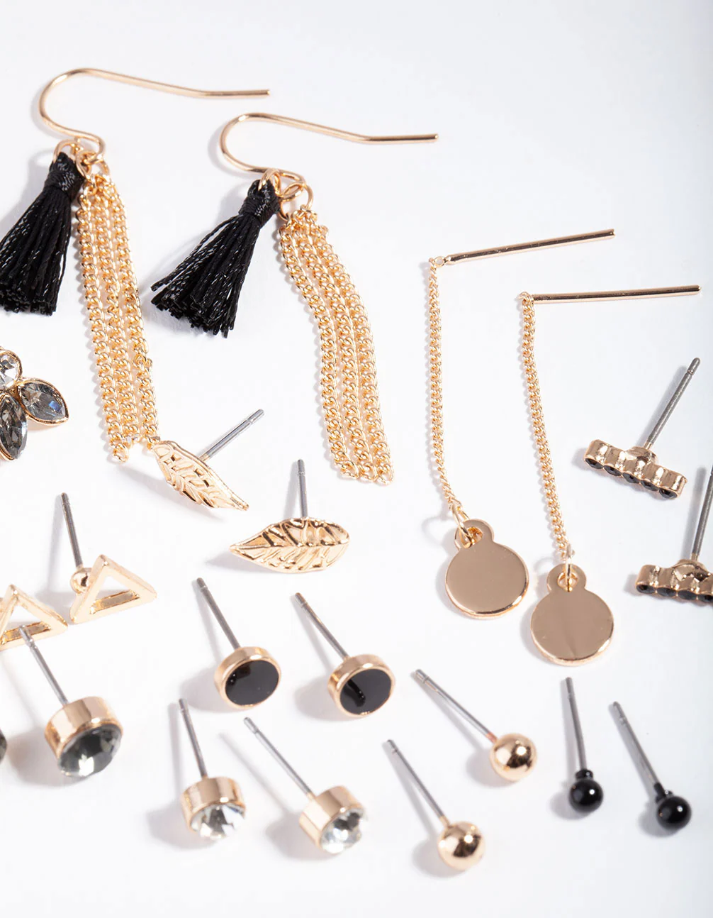 Black Tassel Earring 12-Pack - Image 3