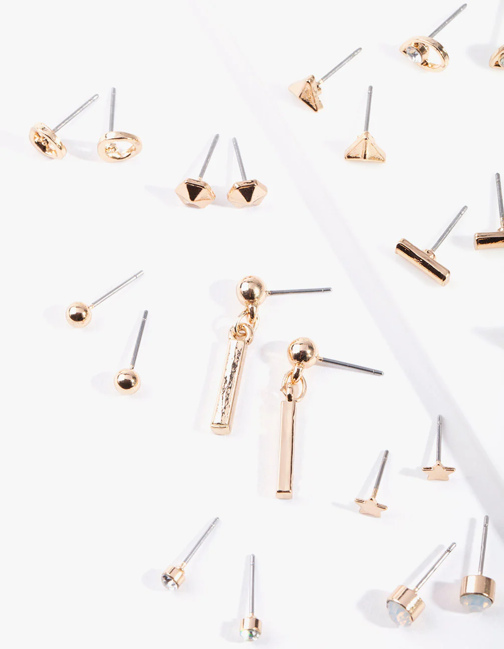 Gold Stick Drop Earring 12-Pack - Image 2