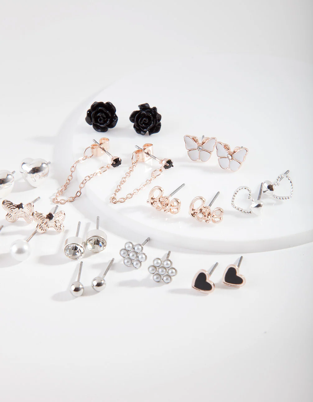Mixed Metal Femme Diamante Earring 12-Pack - Image 3