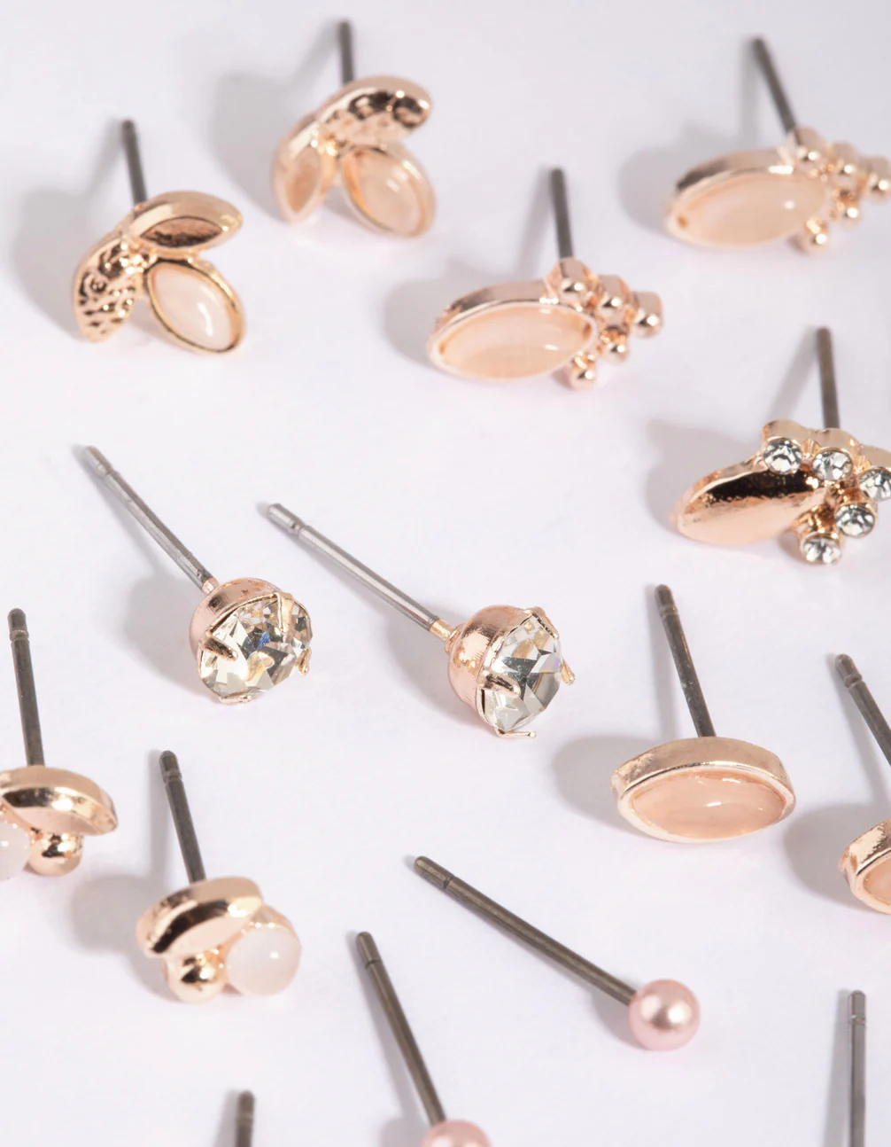 Rose Gold Garden Stud Earring 12-Pack - Image 2