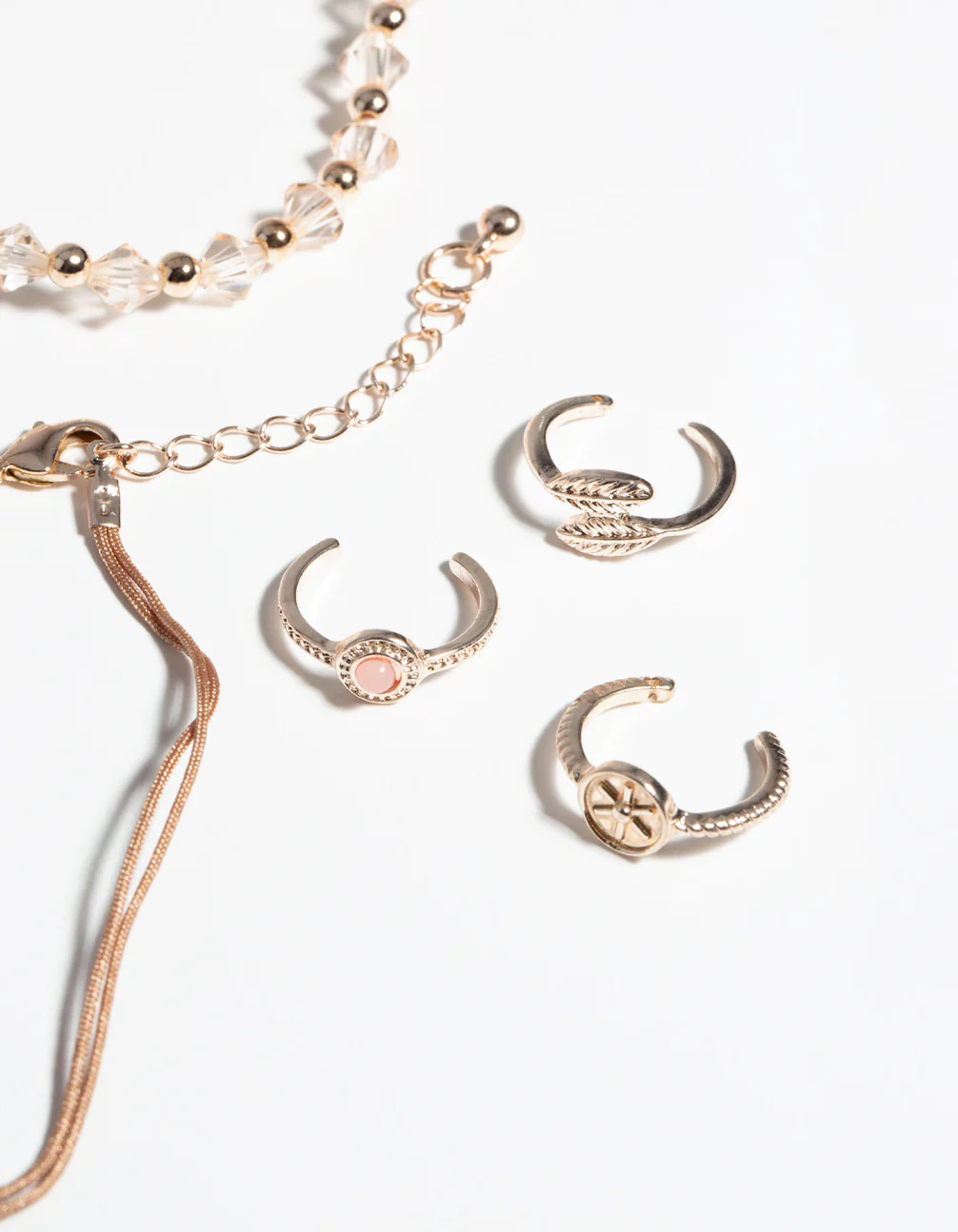Rose Gold Princess Toe & Anklet Set - Image 2