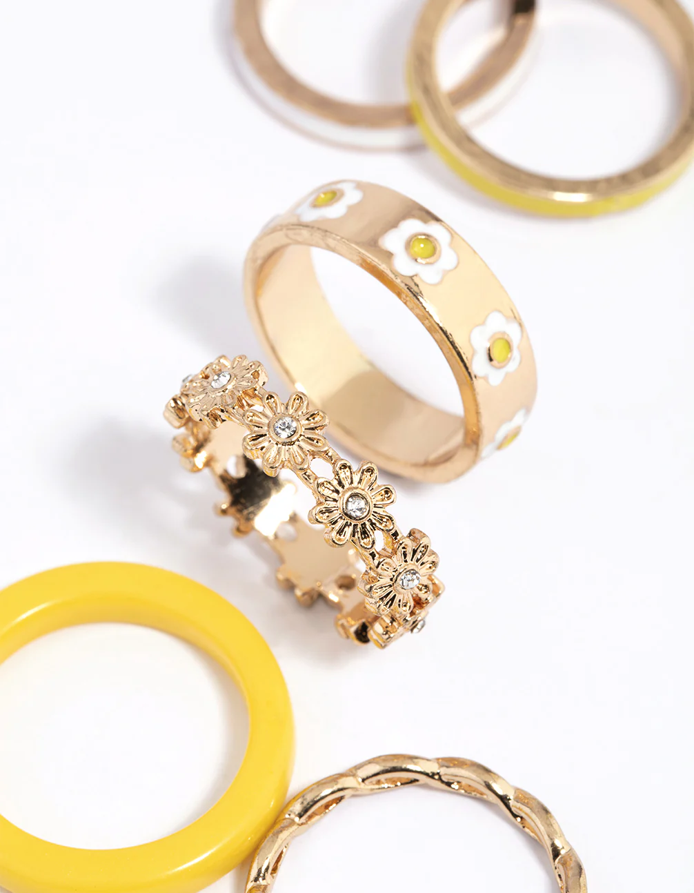 Gold Daisy Ring Pack - Image 2