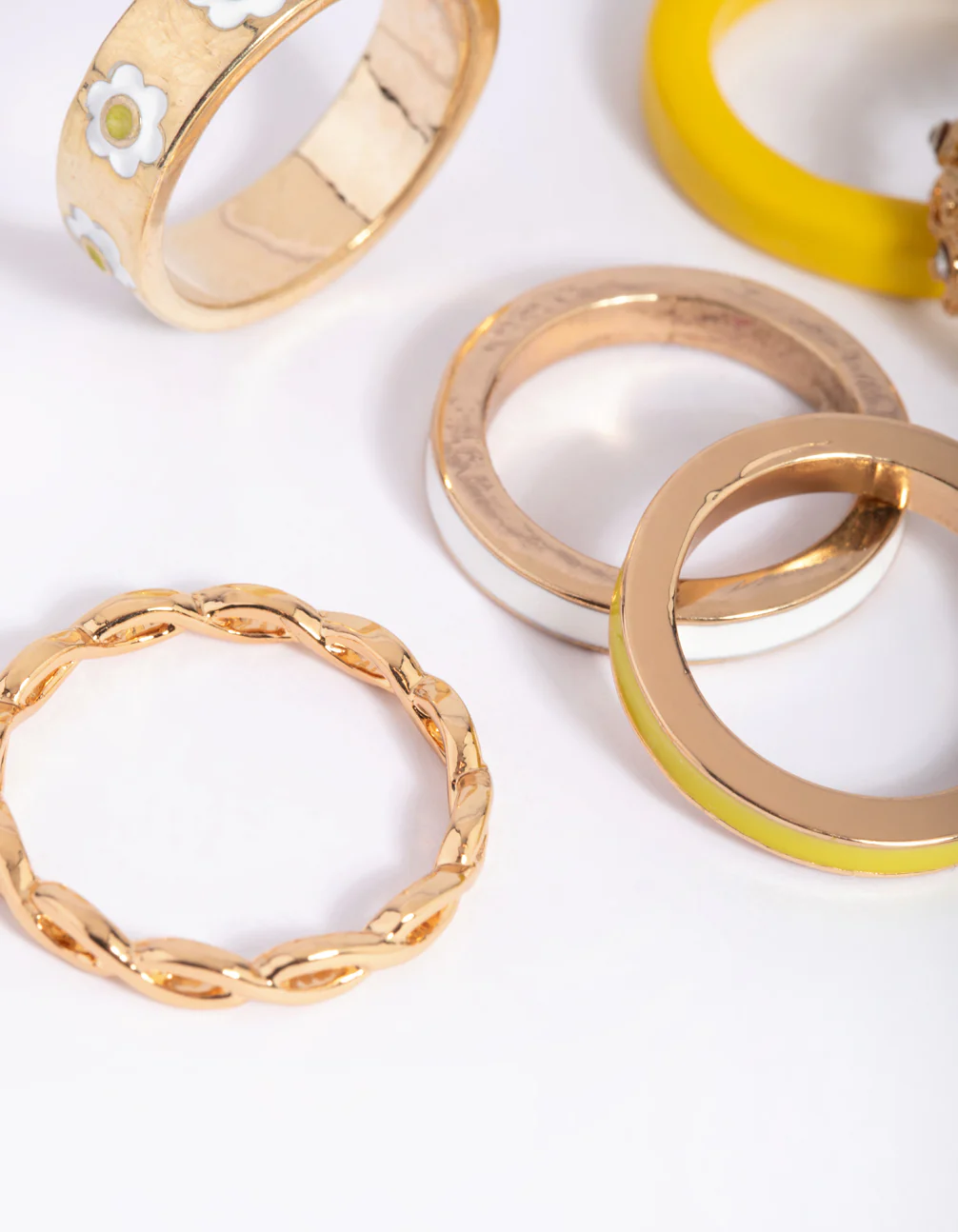 Gold Daisy Ring Pack - Image 3