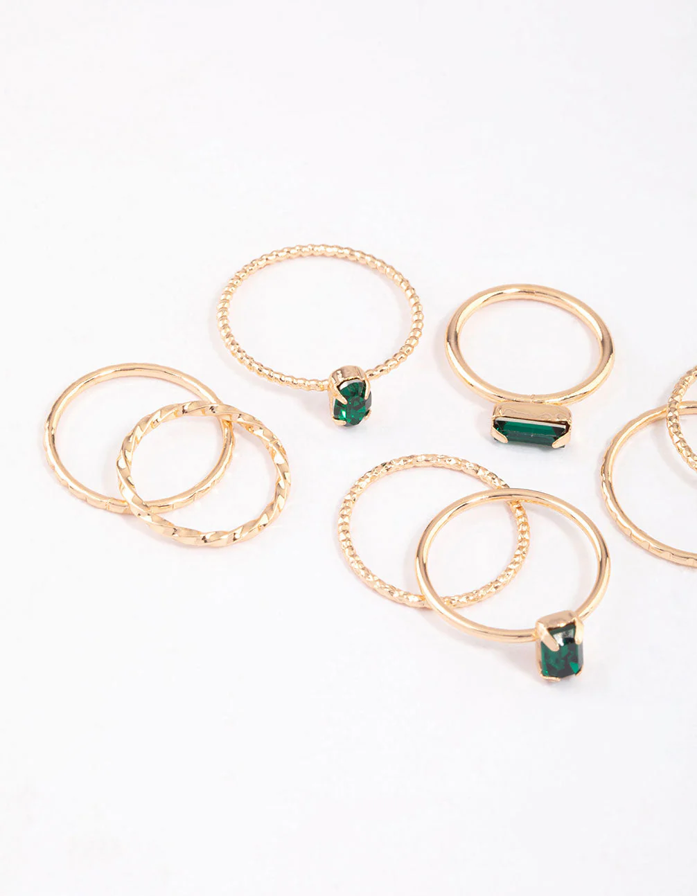 Gold Fine Baguette Ring Pack - Image 2