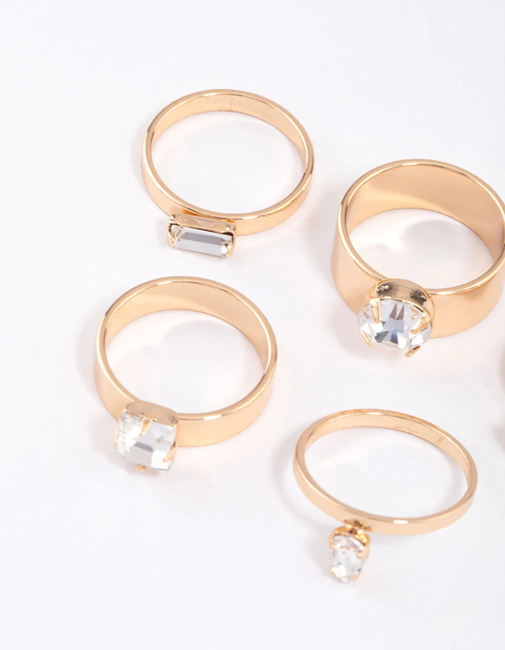 Gold Mixed Shape Clean Ring Pack - Image 2