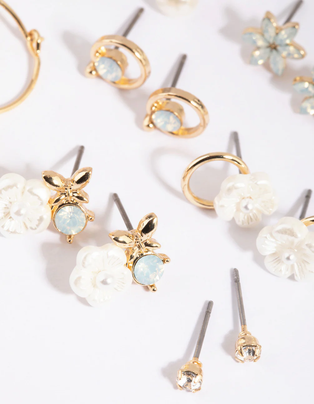 Gold Garden Stud Earring 8-Pack - Image 3